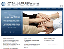 Tablet Screenshot of lunalawoffice.com